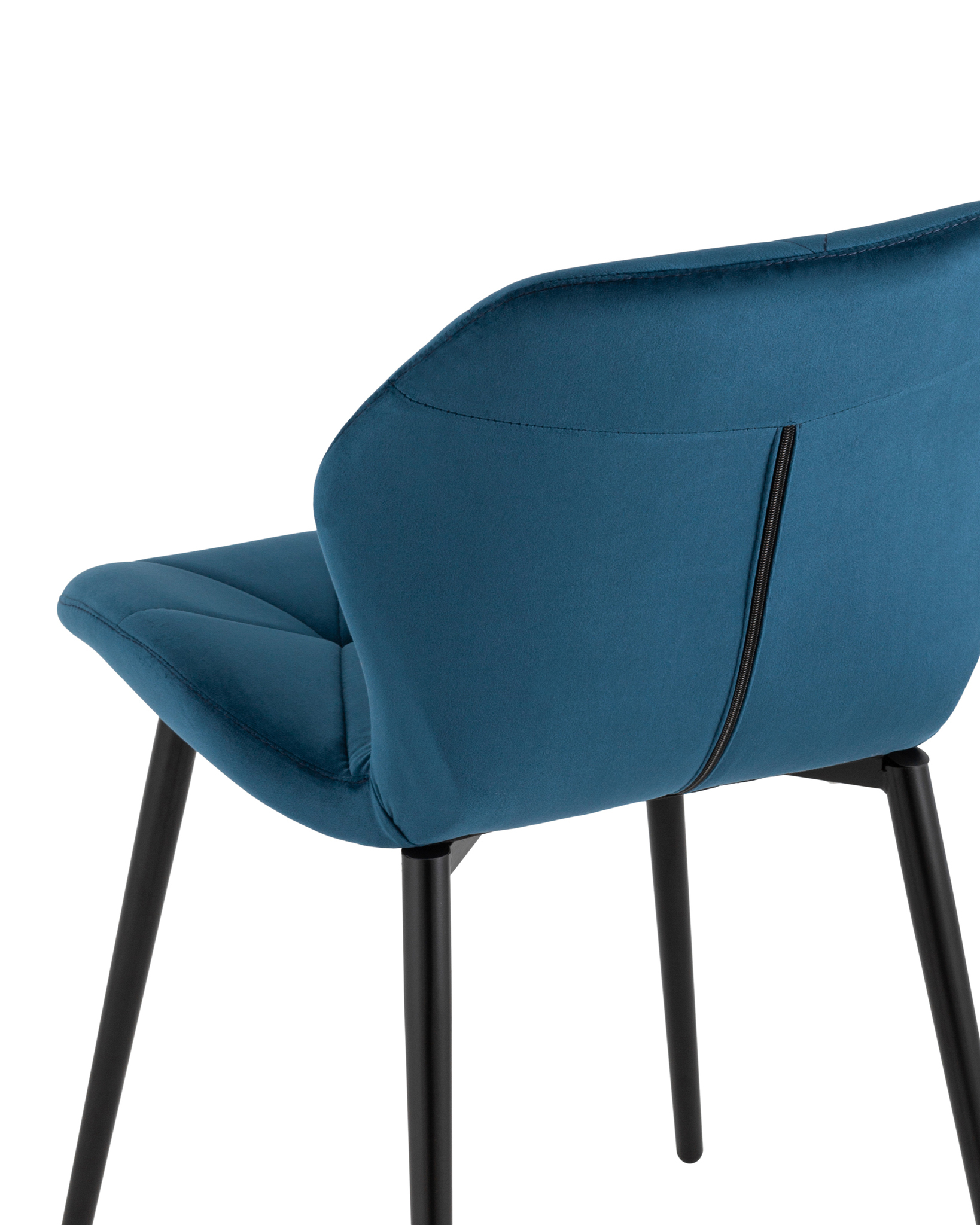 Стул Эдвин велюр синий Stool Group