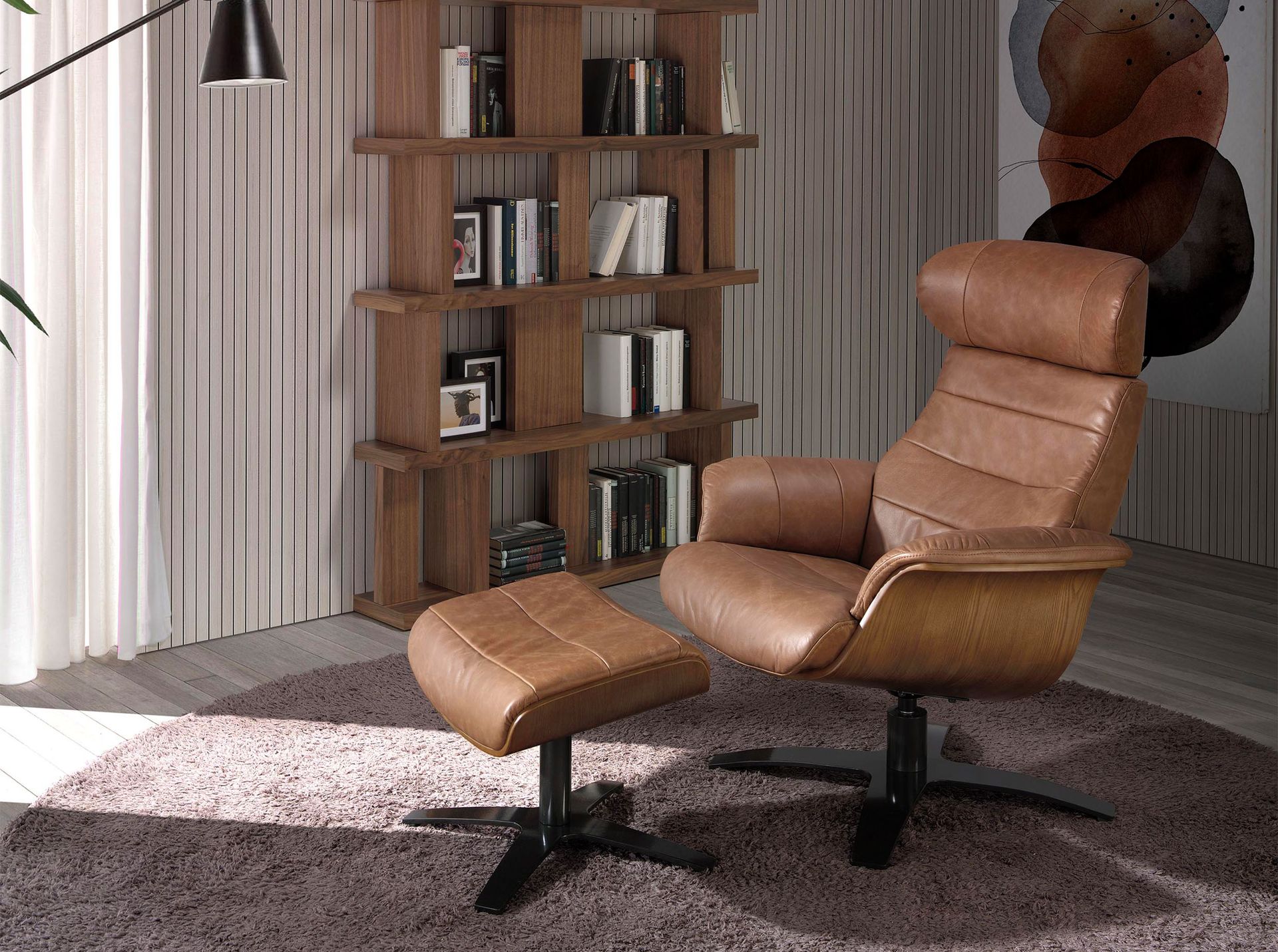 Поворотный пуф для ног A928-O-M2831 /5084 Angel Cerda