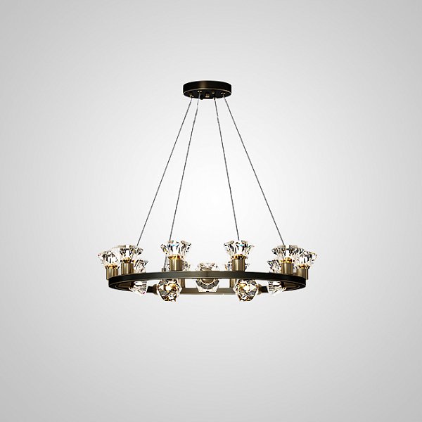 Подвесная люстра KENDRA CH D63 Black Brass by ImperiumLoft