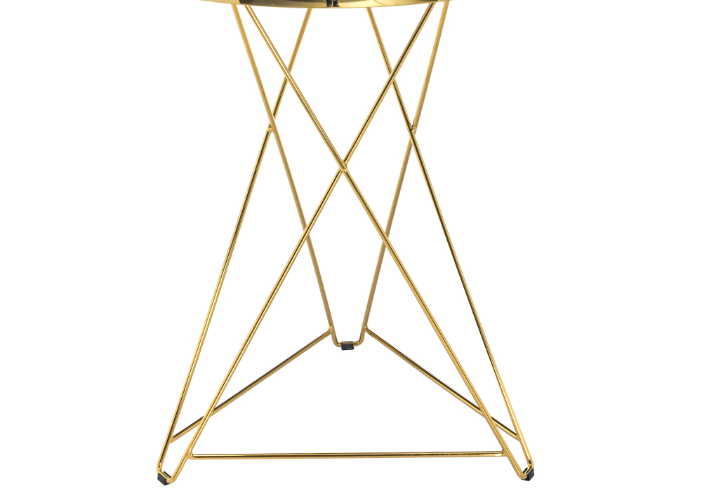 Стол деревянный Woodville Milena white / gold 11769