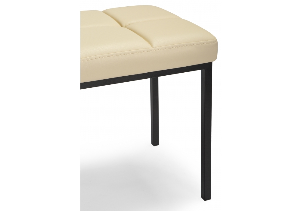 Банкетка Woodville Дион кожзам d1 / черный матовый 441437