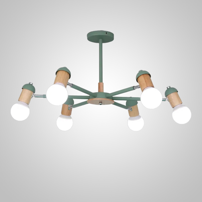 Люстра на штанге MERE D80 Green by ImperiumLoft
