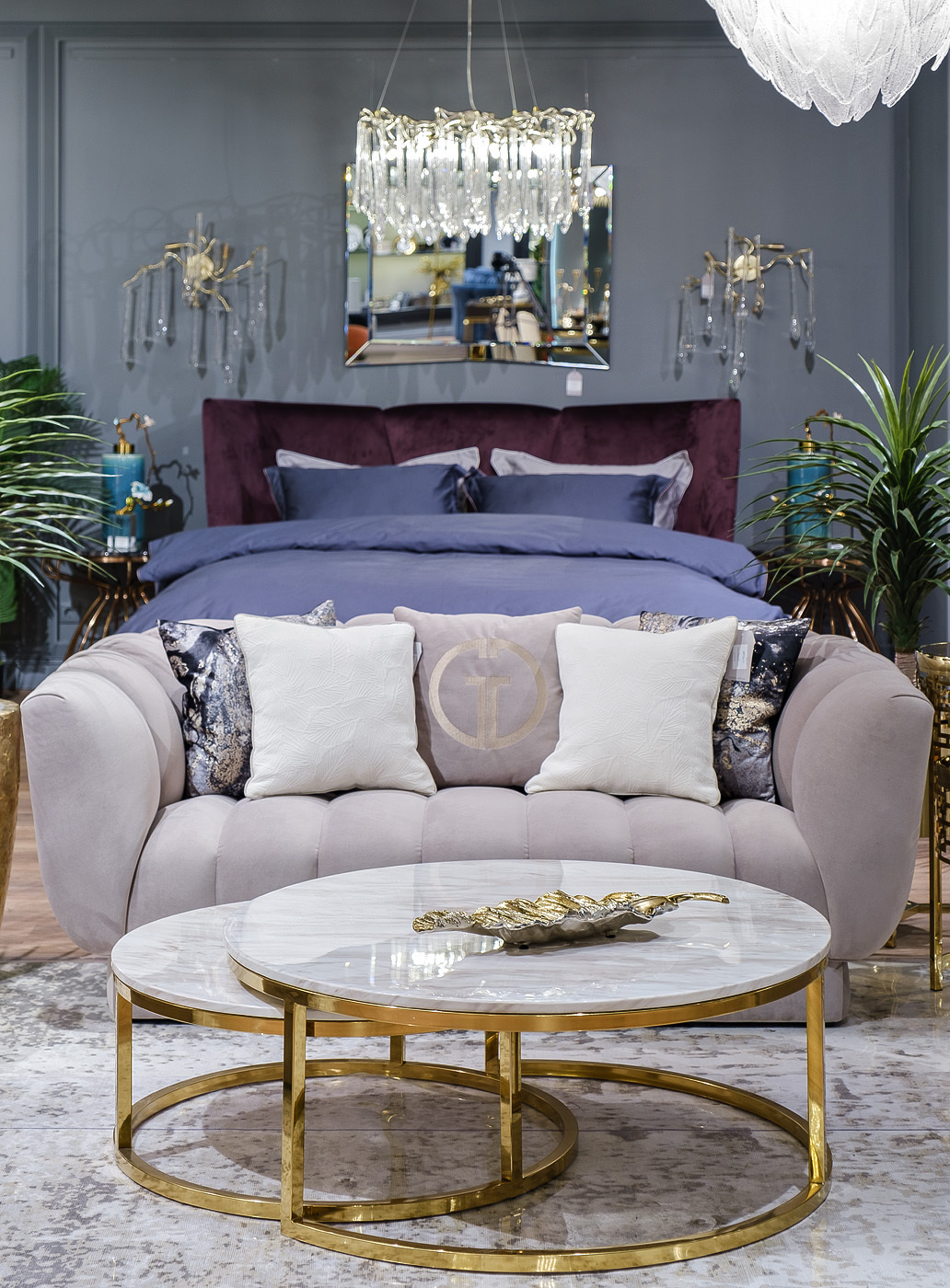 Подушка декоративная коричневая с кантом 50х30см Garda Decor ПД50*30-КАНТ