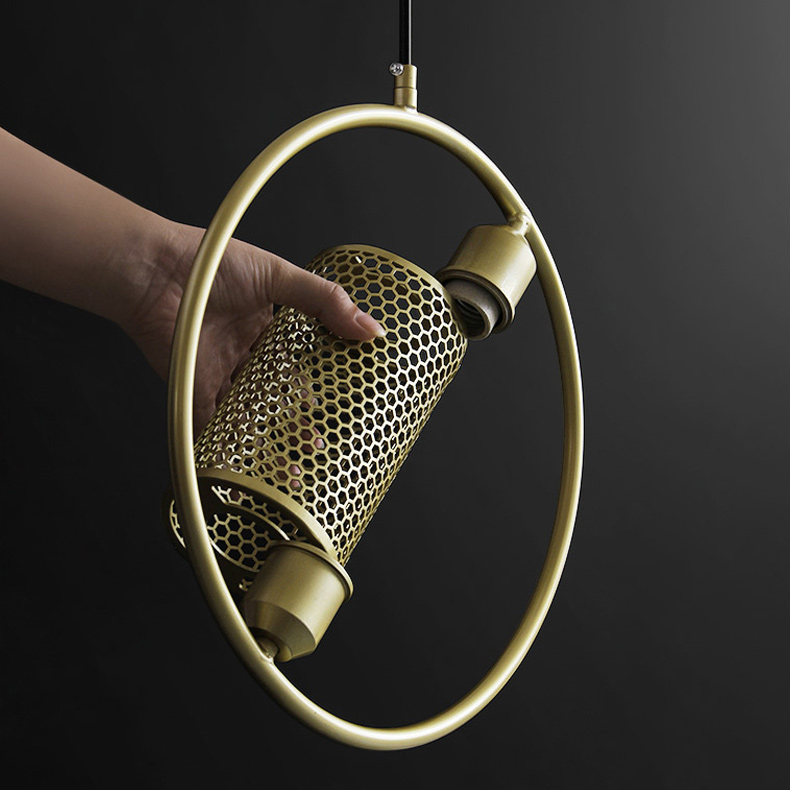 Подвесной светильник RESIST L45 Gold by ImperiumLoft