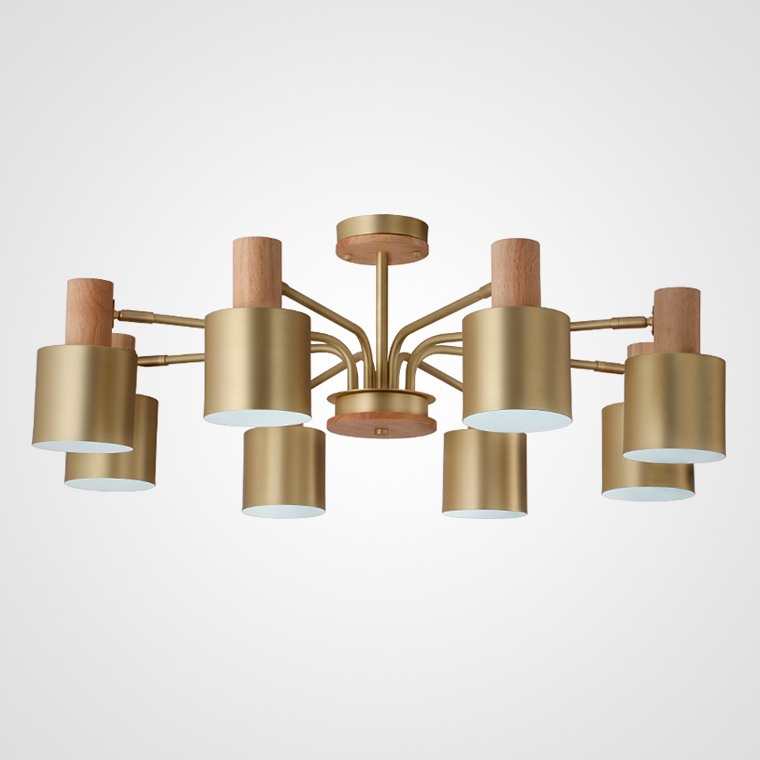 Подвесная люстра INGRID 8 metal by ImperiumLoft