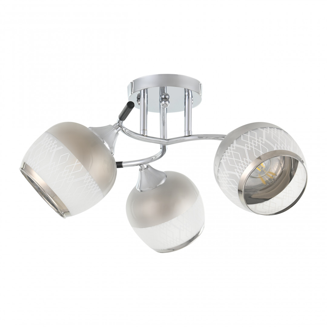 Люстра с плафонами 325985/3 CR+BK Arte Milano