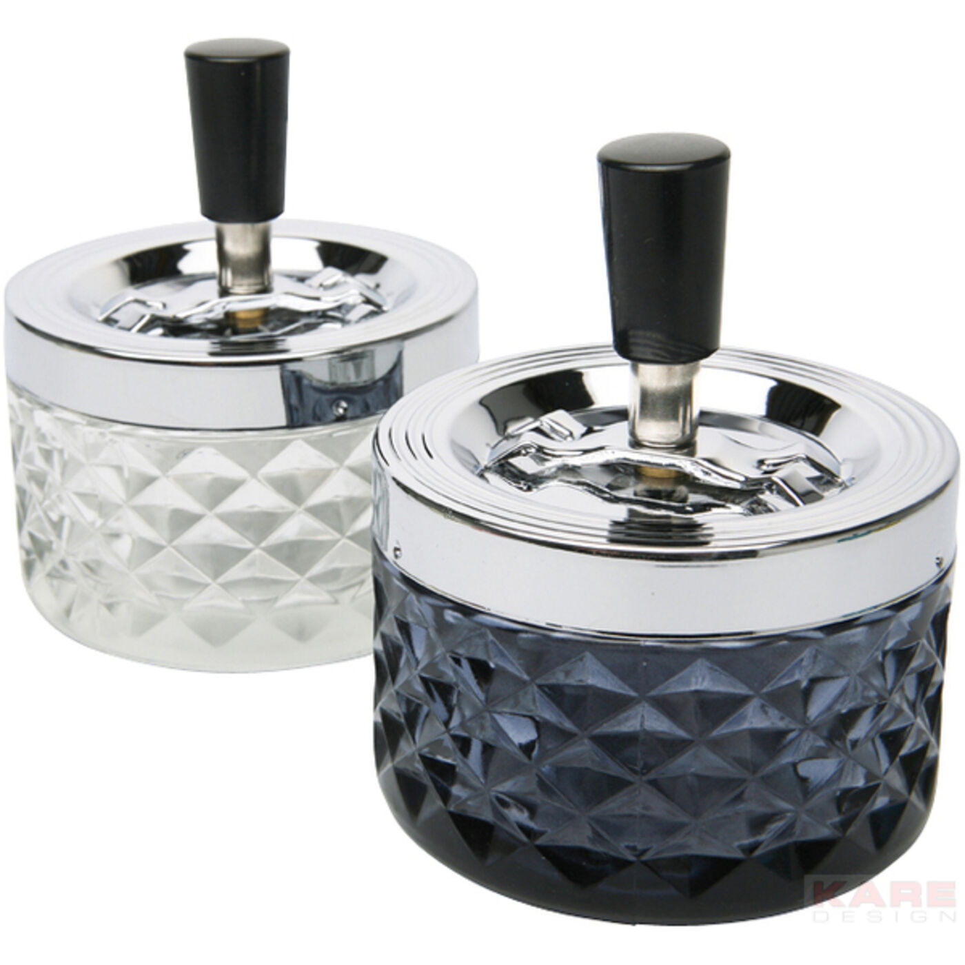 Пепельница Cristallo Smoke (в ассортименте) KARE 68825