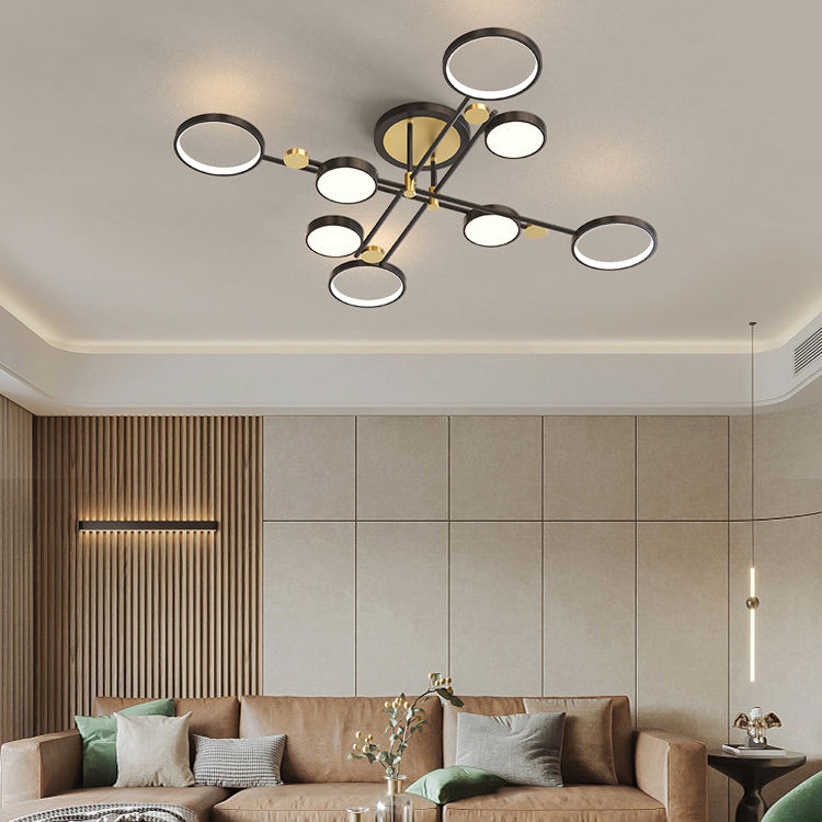 Потолочная люстра MARSA L4 Black by ImperiumLoft