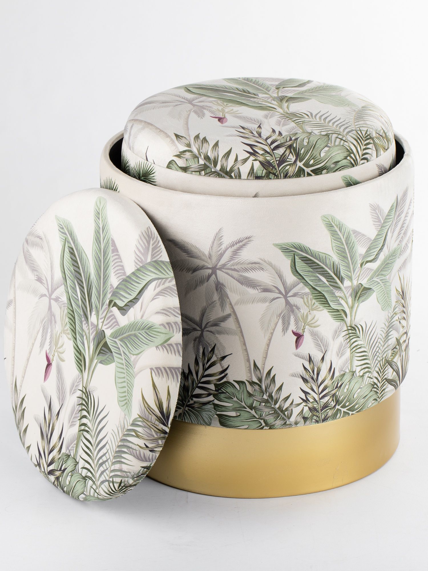 Пуфы с крышкой, набор Glasar 49-139/138