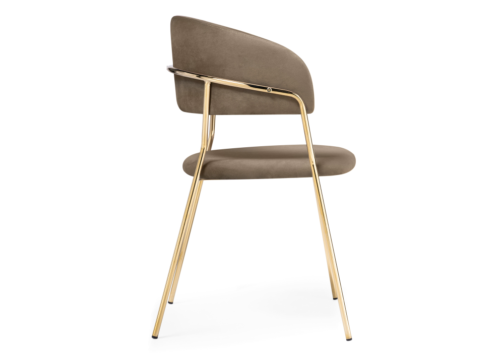 Стул Woodville Kamelia cappuccino / gold 15318