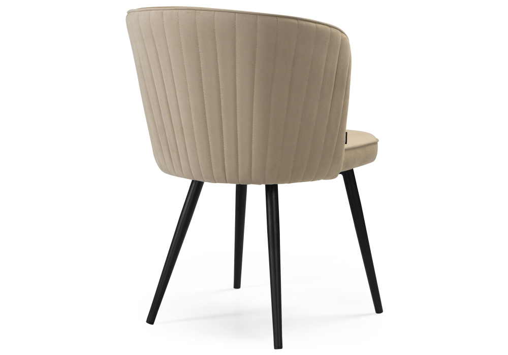 Стул Woodville Фрибур velutto 05 / черный 462401