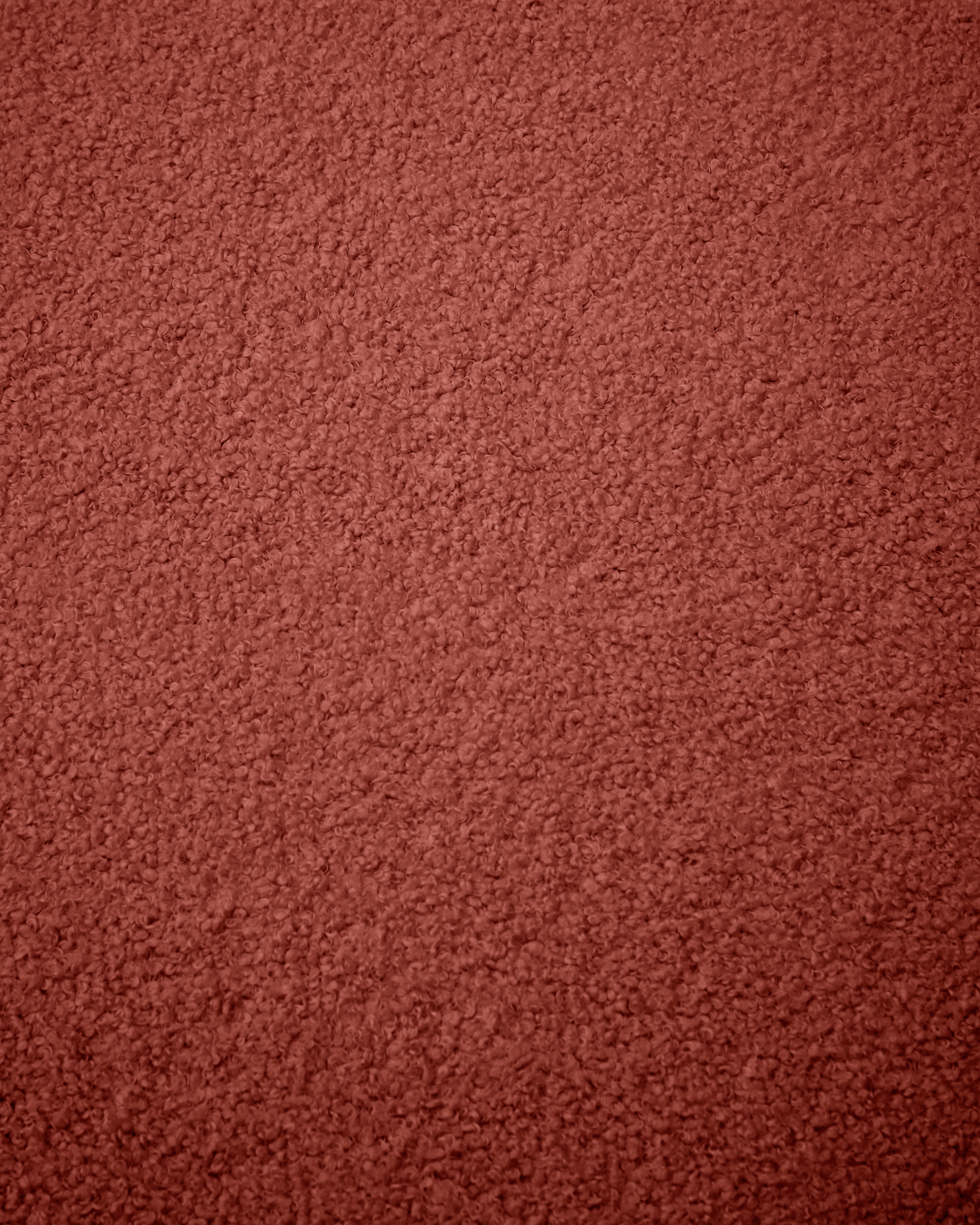 Чехол на пуф Kaeli из терракотового букле Ø 43 см La Forma (ex Julia Grup)