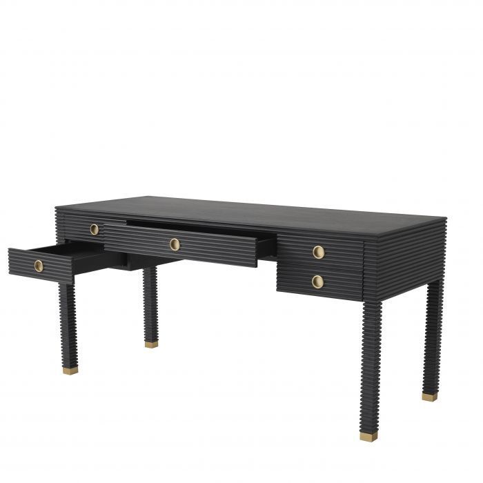 Письменный стол Eichholtz Dimitrios charcoal grey oak veneer 114437