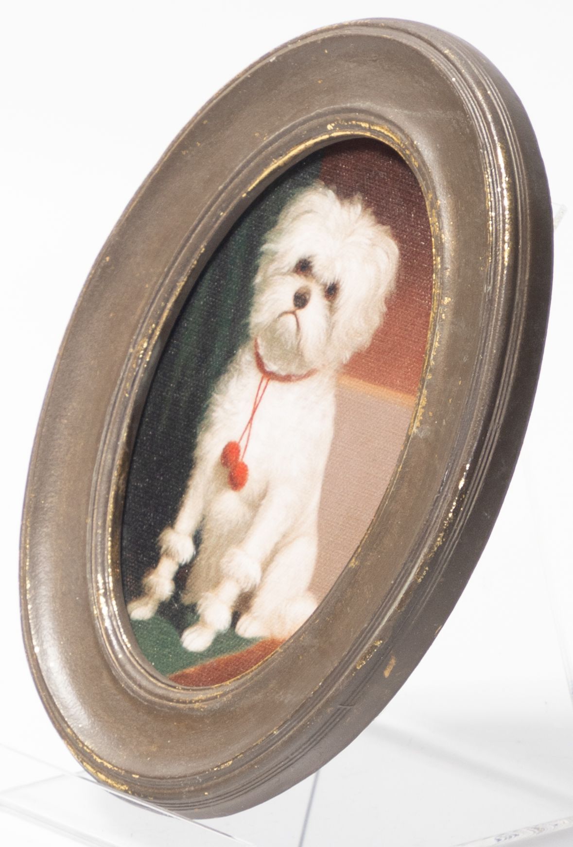 Картина в раме Собачка, масло, под старину Glasar 28-394