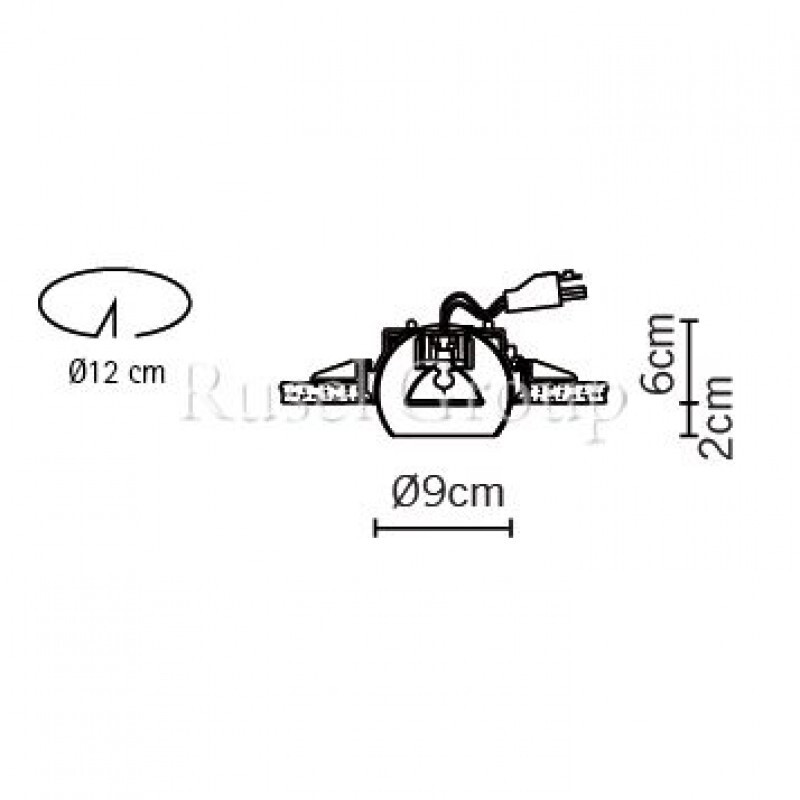 Встраиваемый светильник Fabbian Tools F19 F41 15