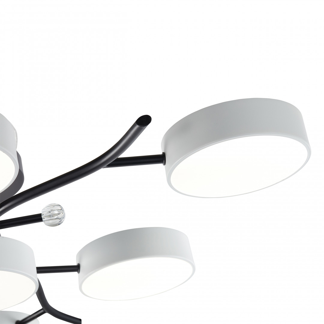 Светильник светодиодный 256606/6+1 Bk/Wh Arte Milano