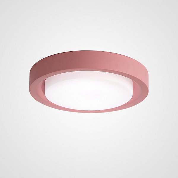 Потолочный светильник BUTTON D33 Pink by ImperiumLoft