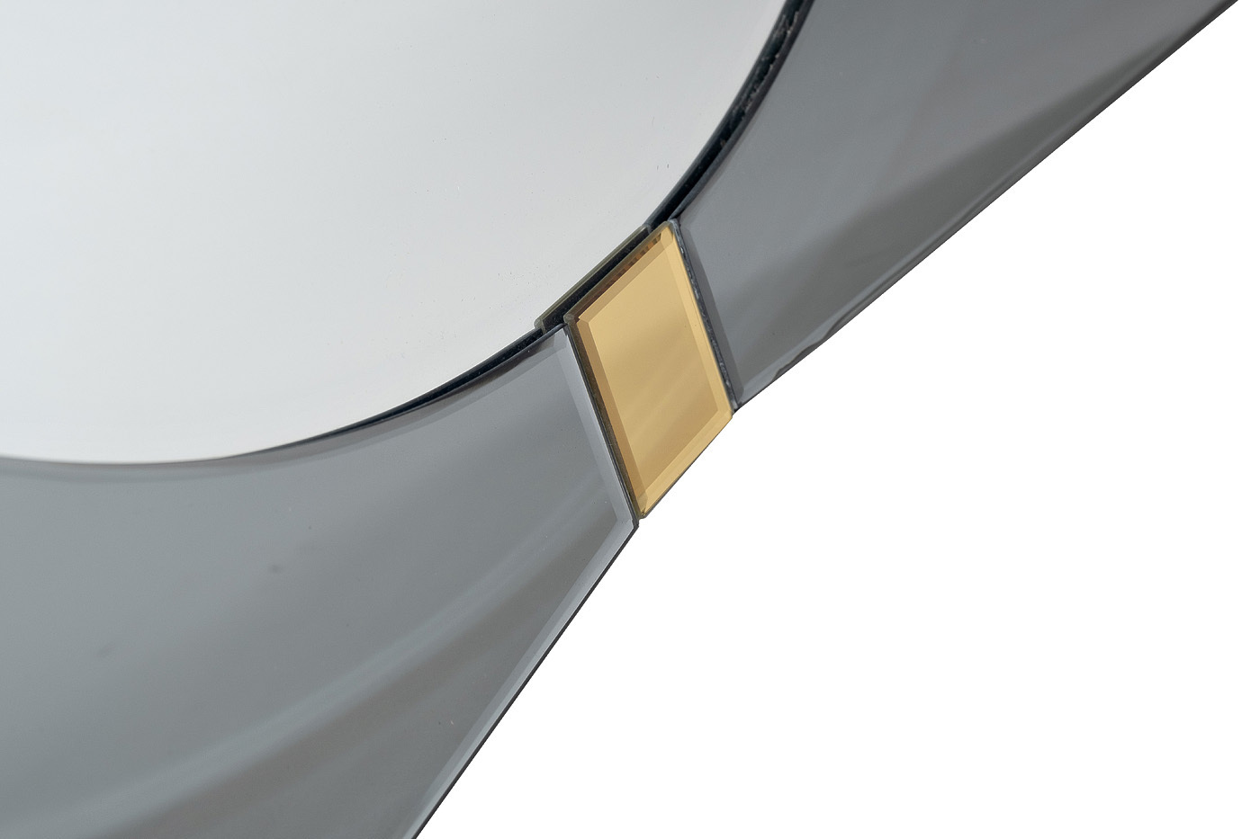 Зеркало квадратное с золотыми вставками Garda Decor KFG124