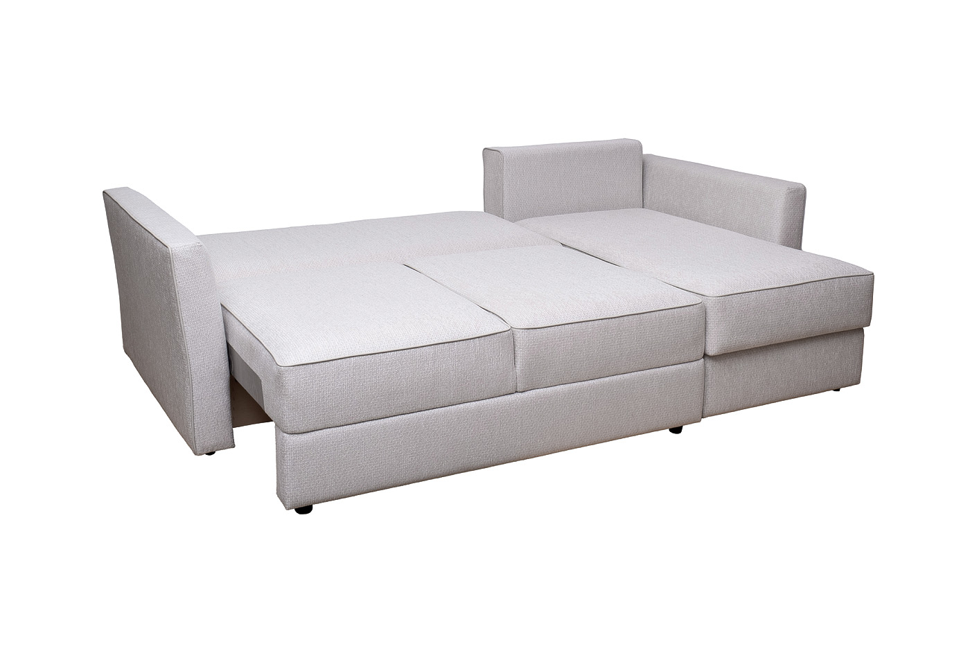 Диван Sorrento 230 трехместный с канапе раскладной Garda Decor SORRENTO-230-Koza3803-SVSER+Nev83