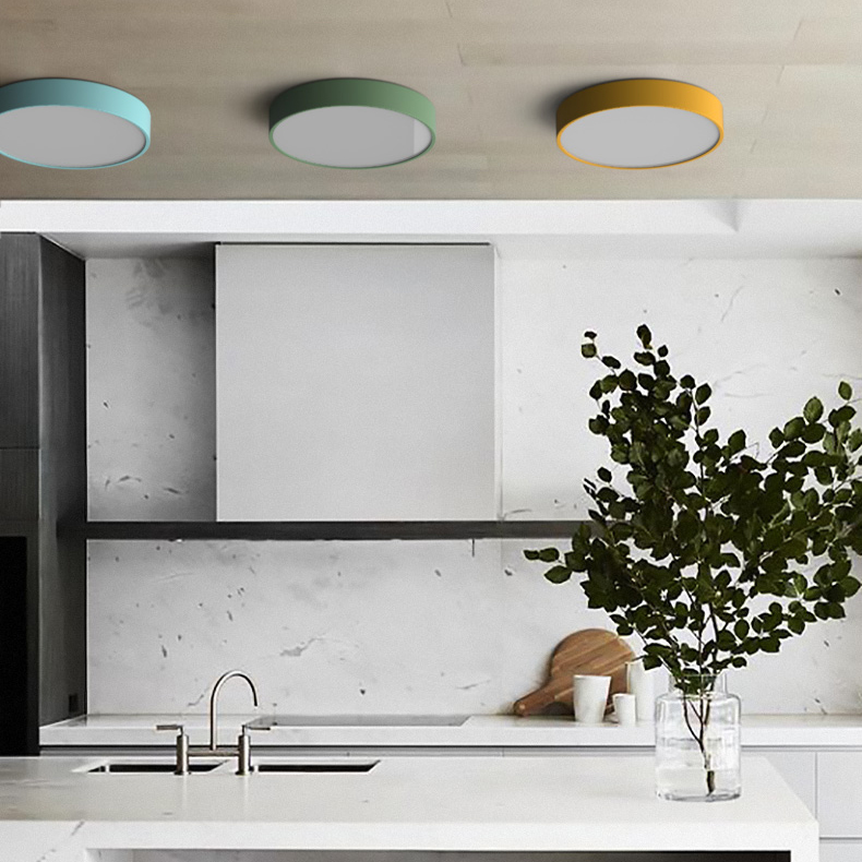 Потолочный светильник DISC COLOR D60 Yellow by ImperiumLoft