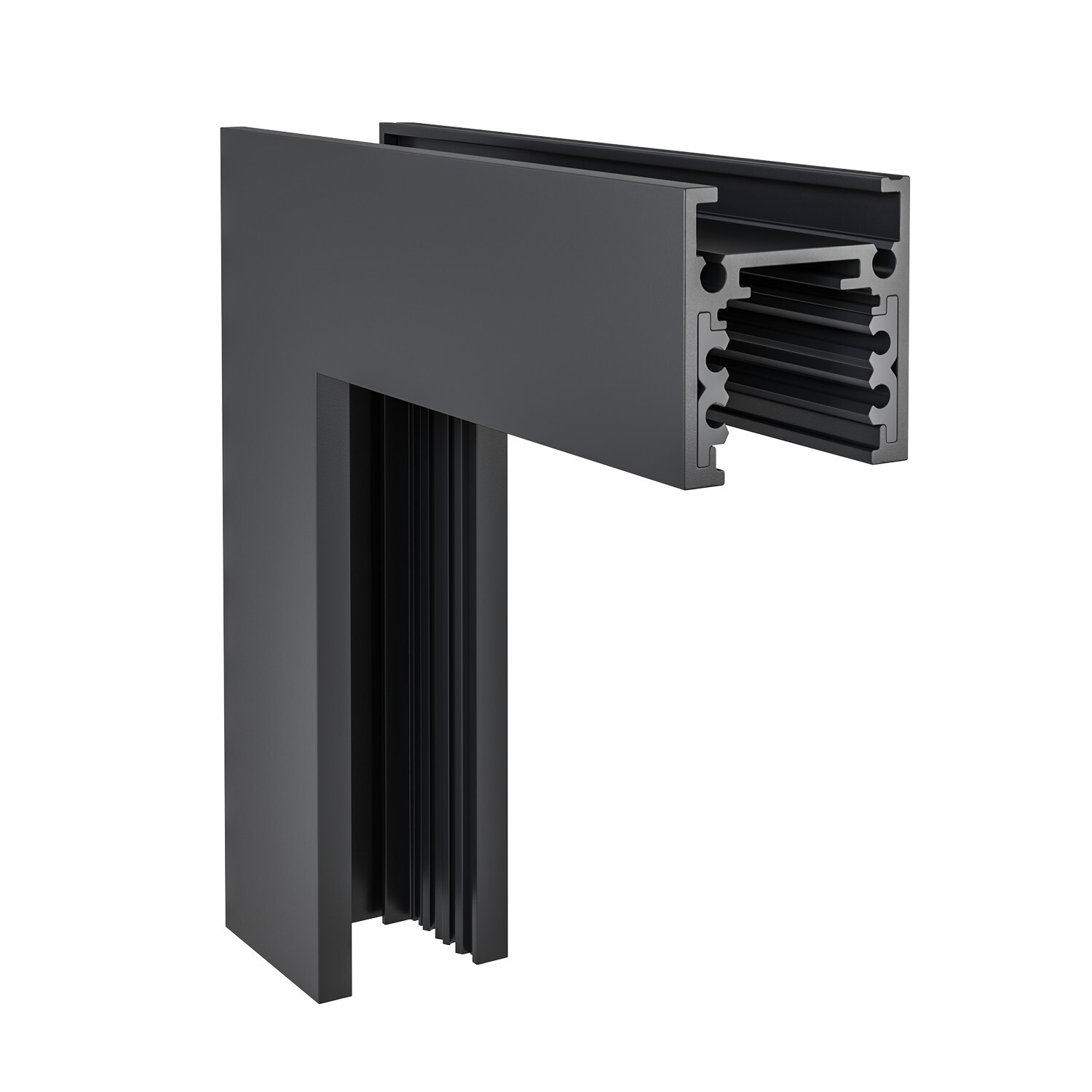 Угол накладной (вертикальный) для магнитной системы V-АВД-5412 Black Угол накладной (вертикальный) для магнитной системы V-АВД-5412 Black