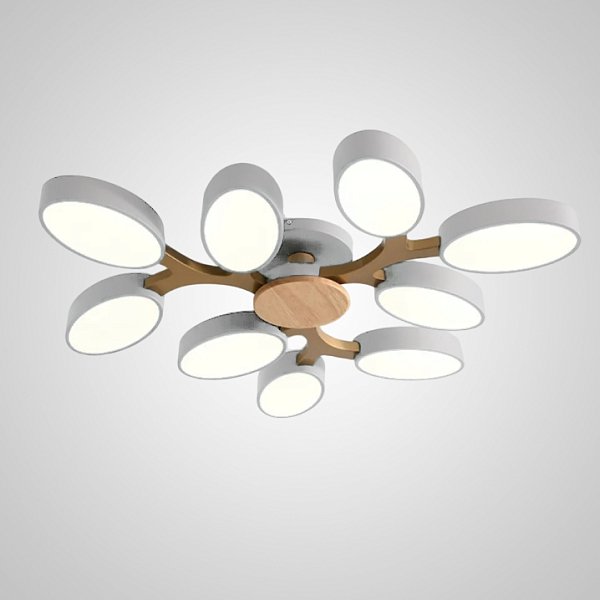 Потолочная люстра INGALIS L94 White by ImperiumLoft