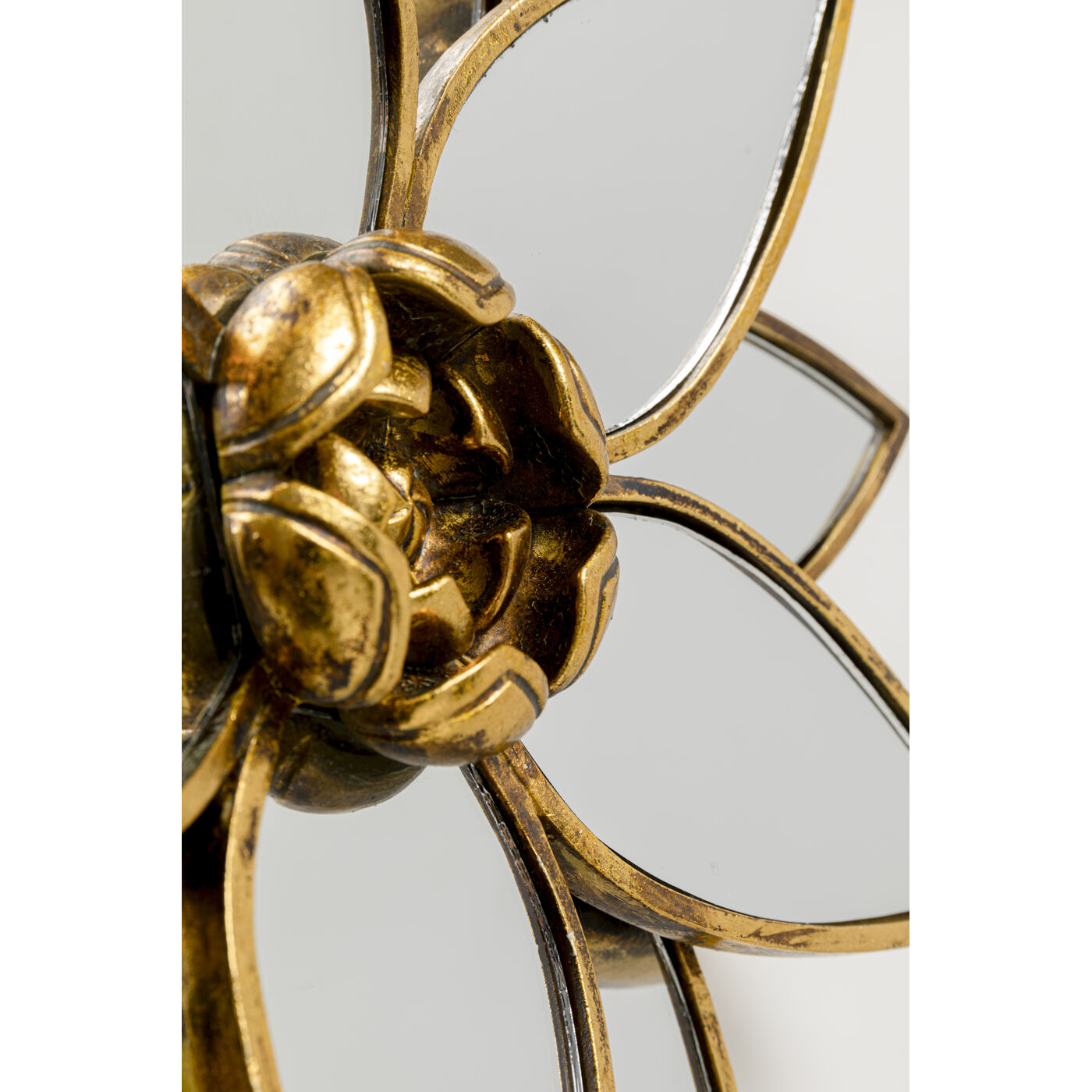 Украшение настенное Lotus Зеркало Ø33cm KARE 57696