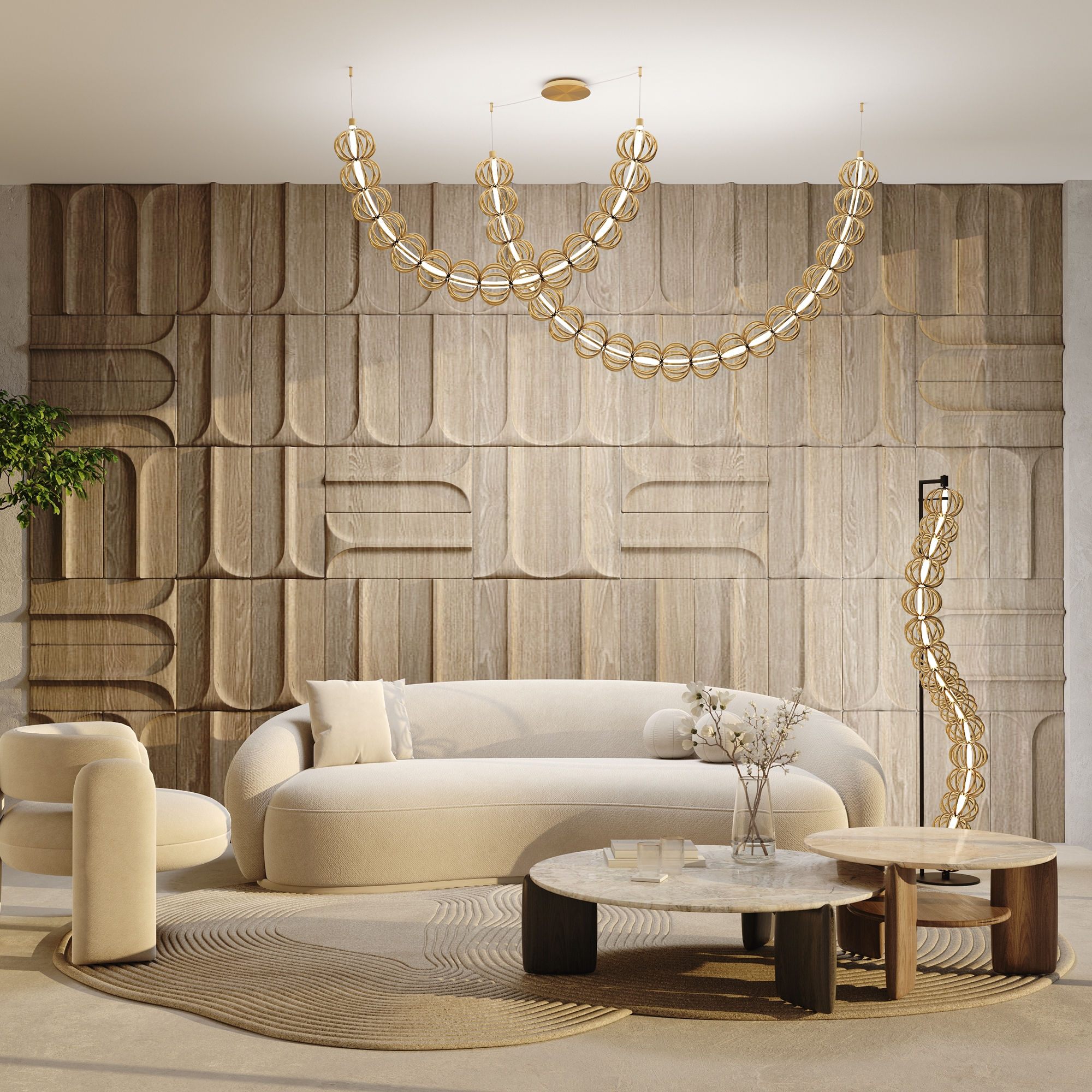 Напольный светильник (торшер) Maytoni MOD216FL-L38G3K
