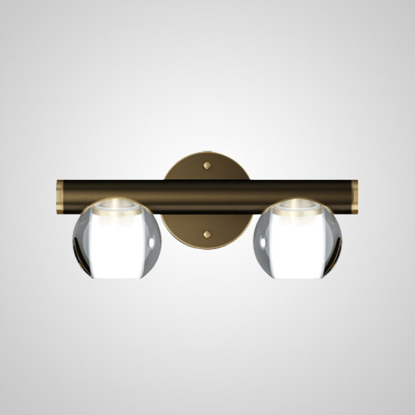 Настенный светильник ILIANA WALL A Brass Black by ImperiumLoft