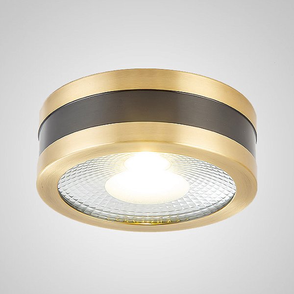 Точечный светильник MEUD D12 Black Brass 7W by ImperiumLoft