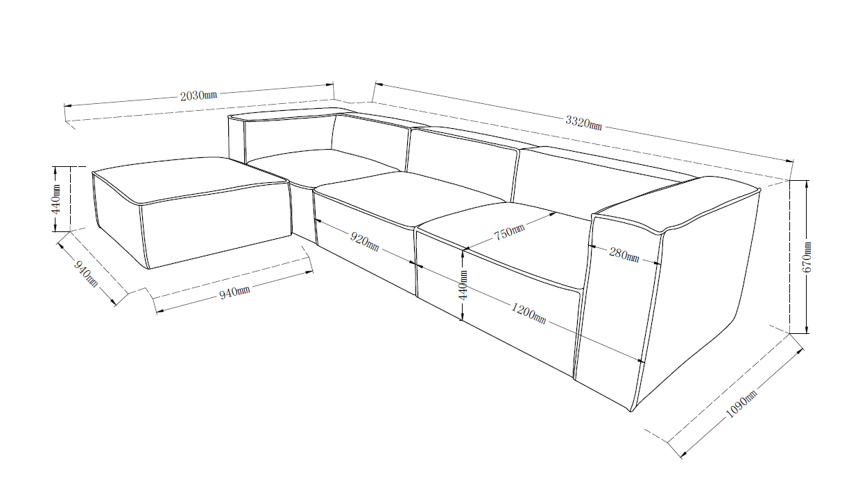 Диван Milosh tendence 701103