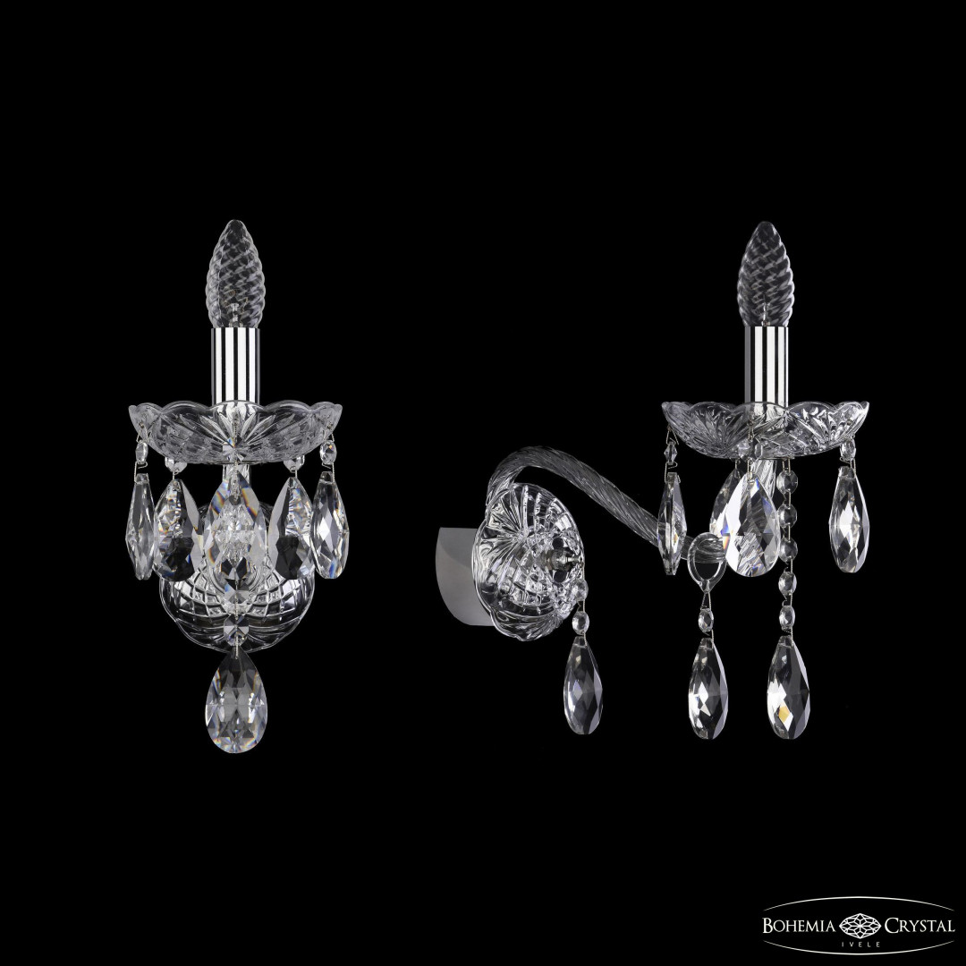 Бра хрустальные 1413B/1/200/XL Ni