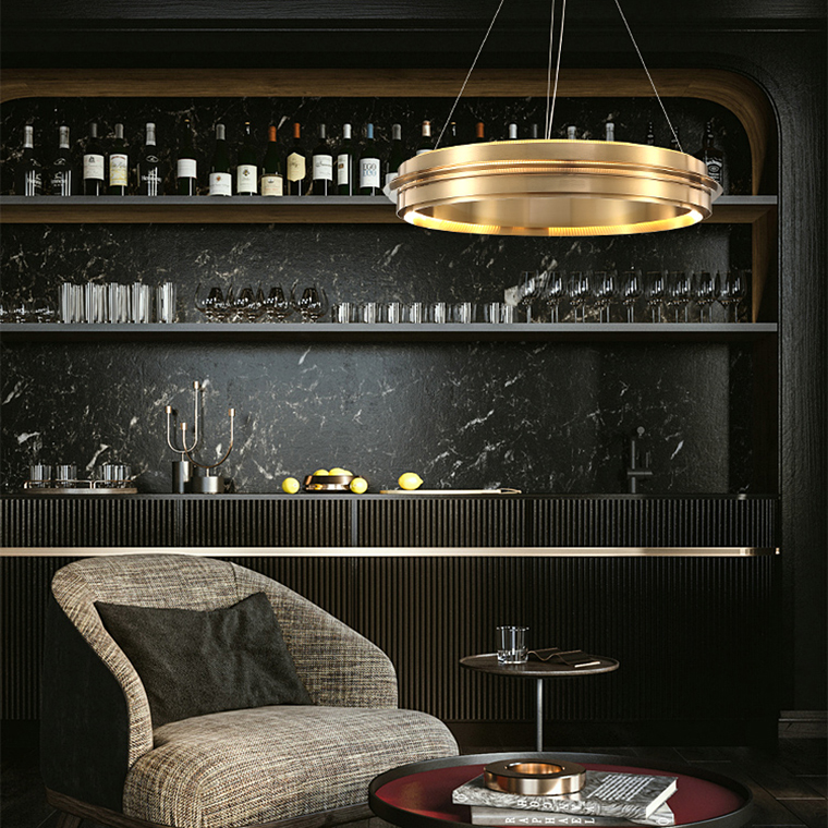 Подвесной кольцевой светильник VERITAS B by ImperiumLoft