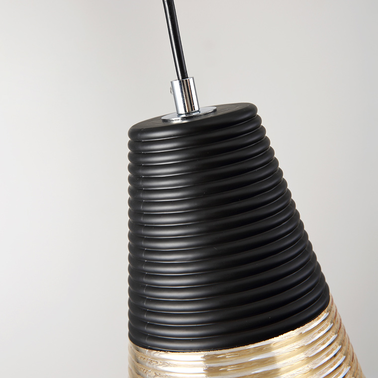 Подвесной светильник RENORD D16 black amber by ImperiumLoft