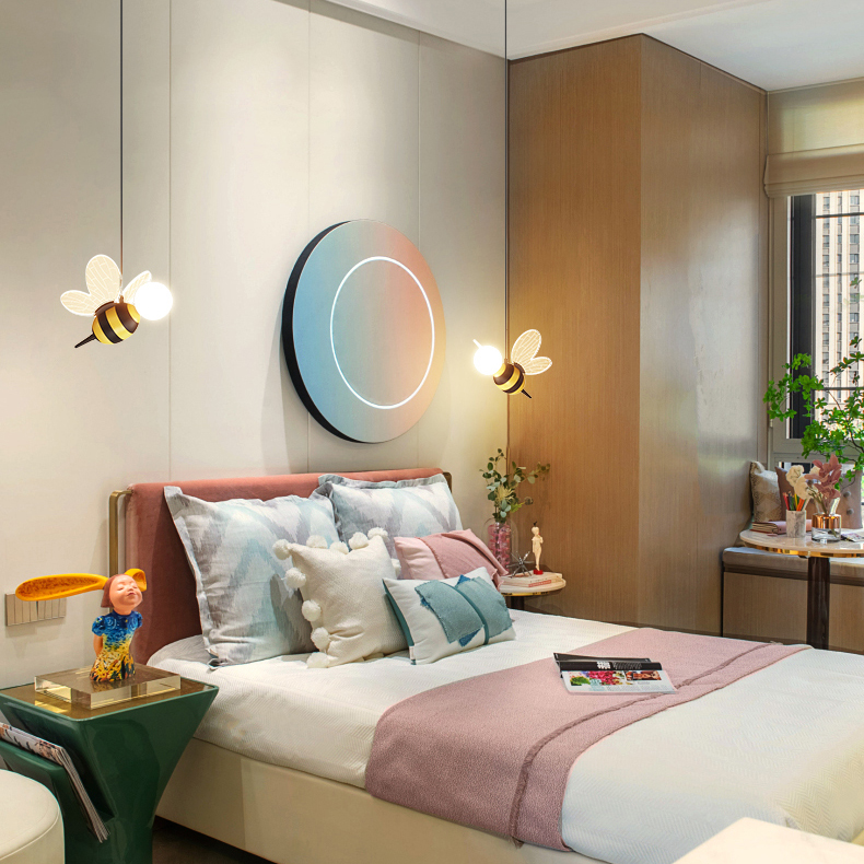 Подвесной светильник BEE Pink by ImperiumLoft