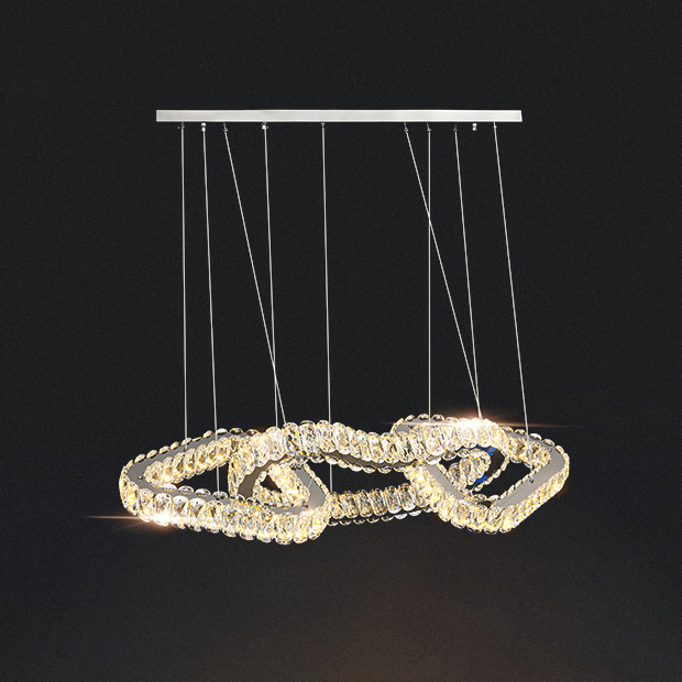 Подвесной светильник SEFENIAS LUX L80 Chrome by ImperiumLoft