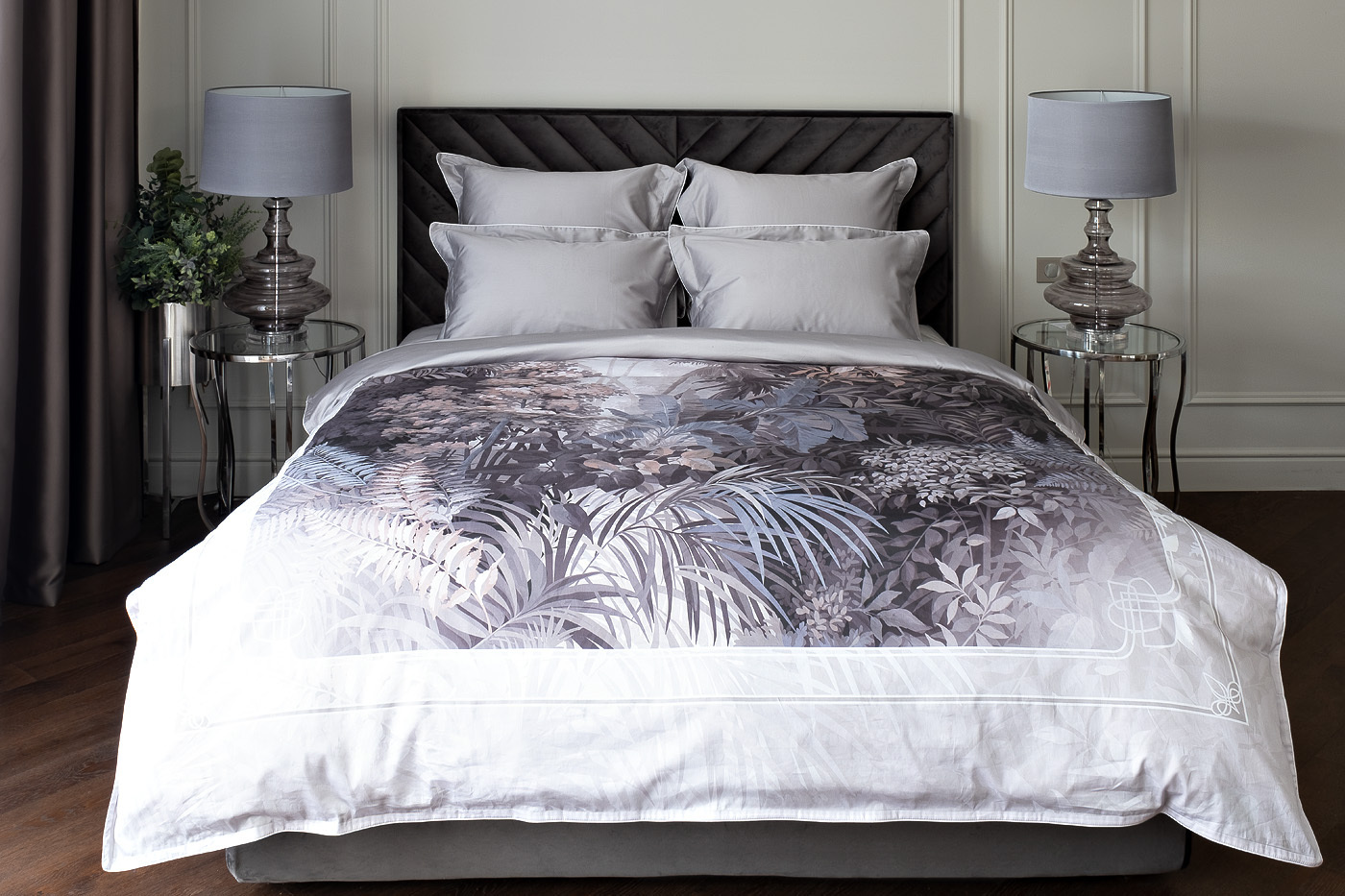 Пододеяльник сатиновый "Мечты" 220х200см с принтом Garda Decor 107TD- D0033FG-POD MECH PR