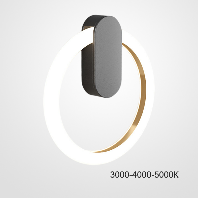 Настенный светильник GINA WALL D40 Black Трехцветный свет by ImperiumLoft