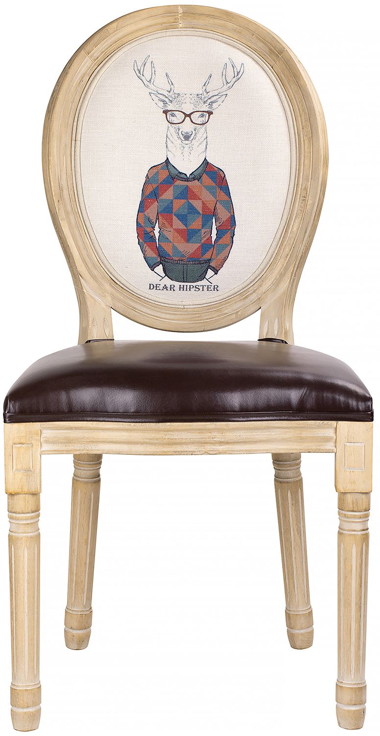 Стул Олень в свитере Glasar 51-048