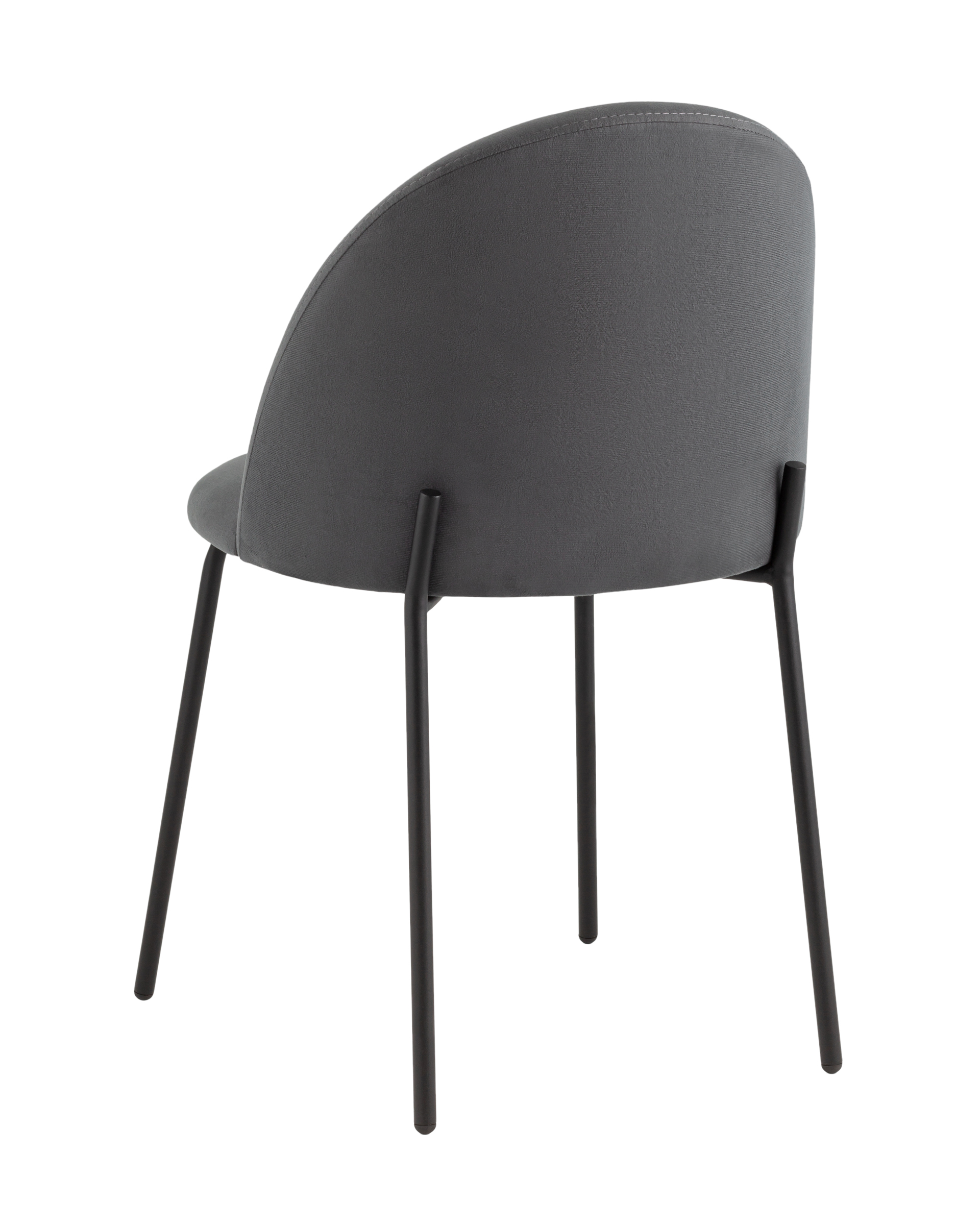 Стул Коди велюр тёмно-серый Stool Group