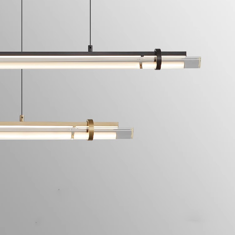Реечный, рядный светильник DITMAR LONG L150 Black by ImperiumLoft
