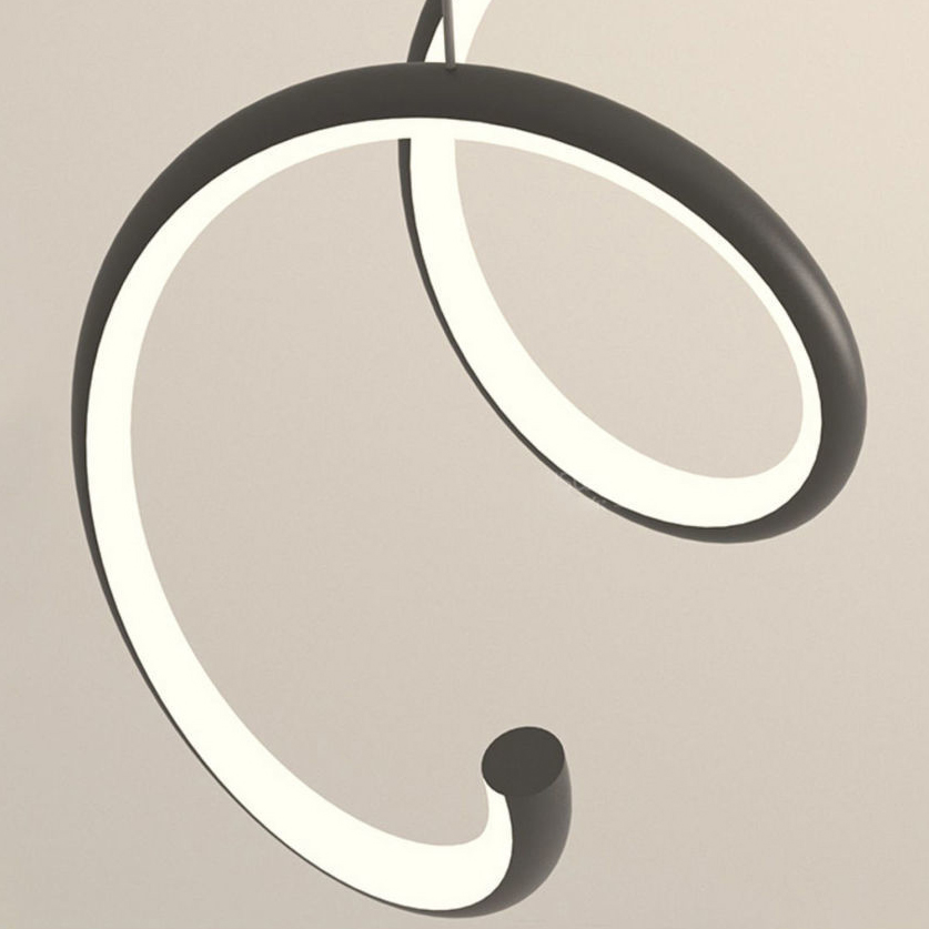 Подвесной светильник DAMARIS L90 Black 4000К by ImperiumLoft