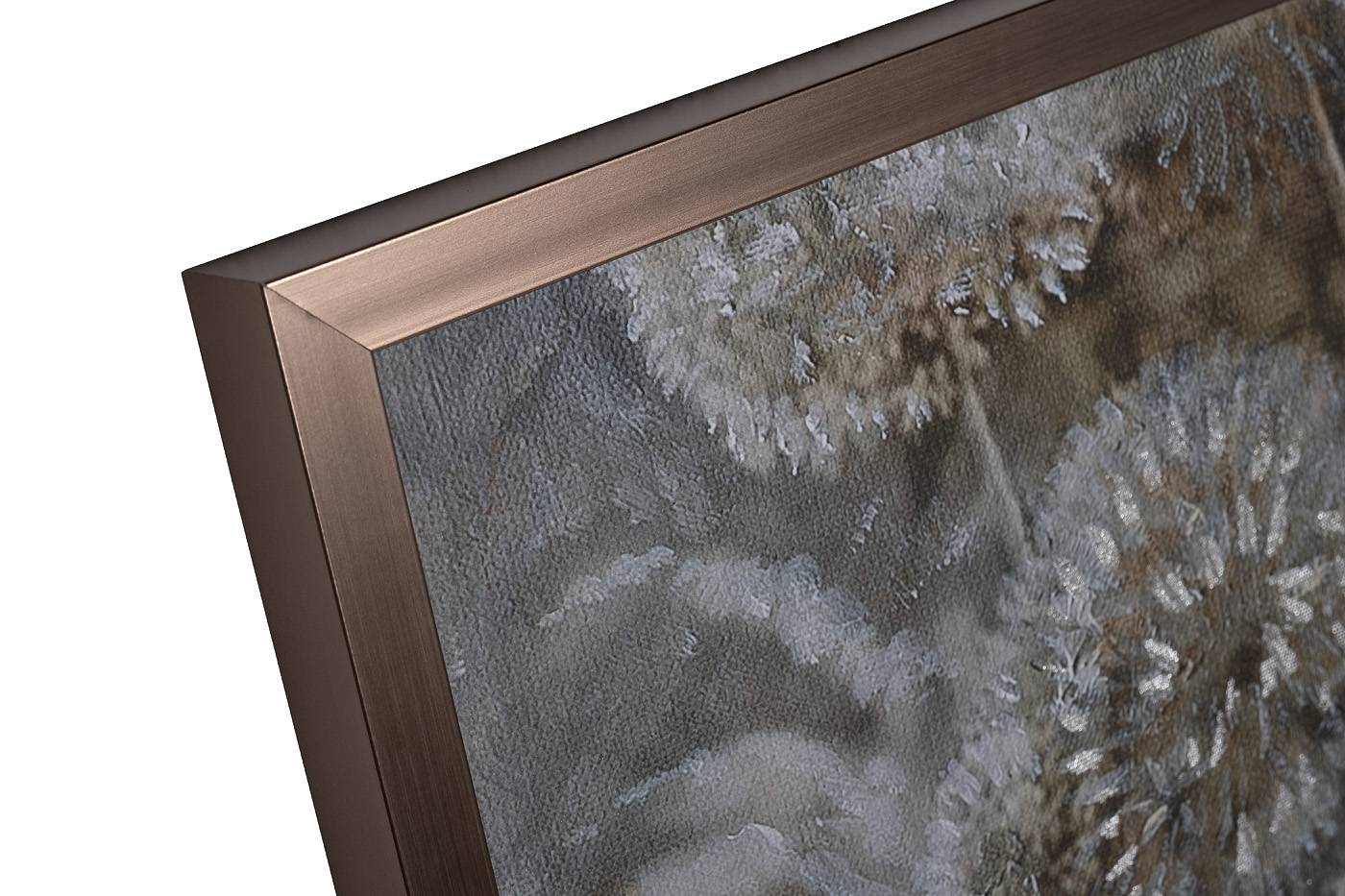 Холст Нежность-1 в багете латунь Garda Decor 89VOR-AQUARELLE40/1