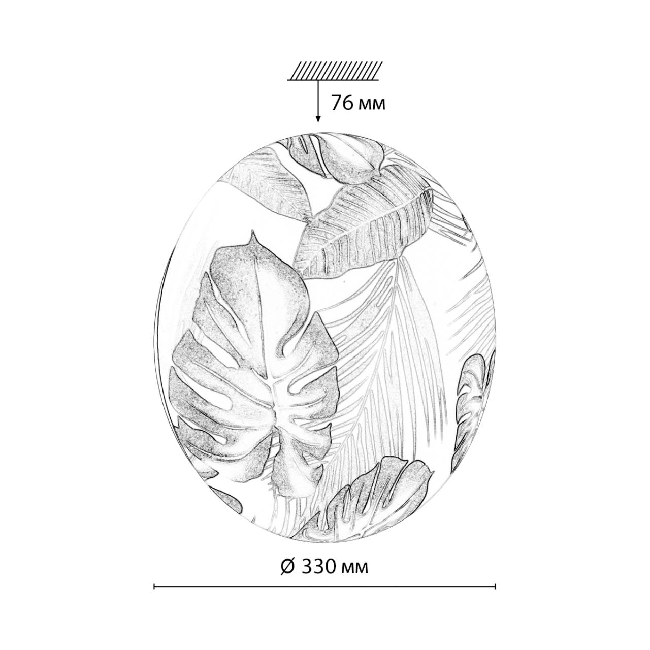 Настенно-потолочный светильник Sonex 7748/CL