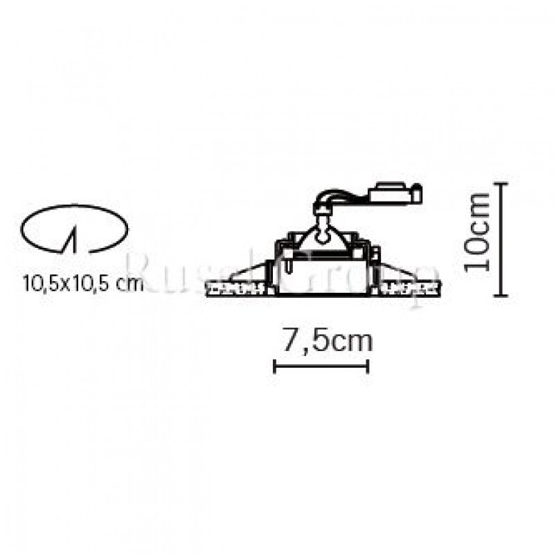 Встраиваемый светильник Fabbian Tools F19 F05 01