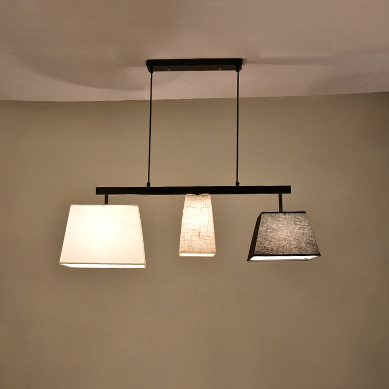 Подвесной светильник Parecchi Black L117 Round section by ImperiumLoft