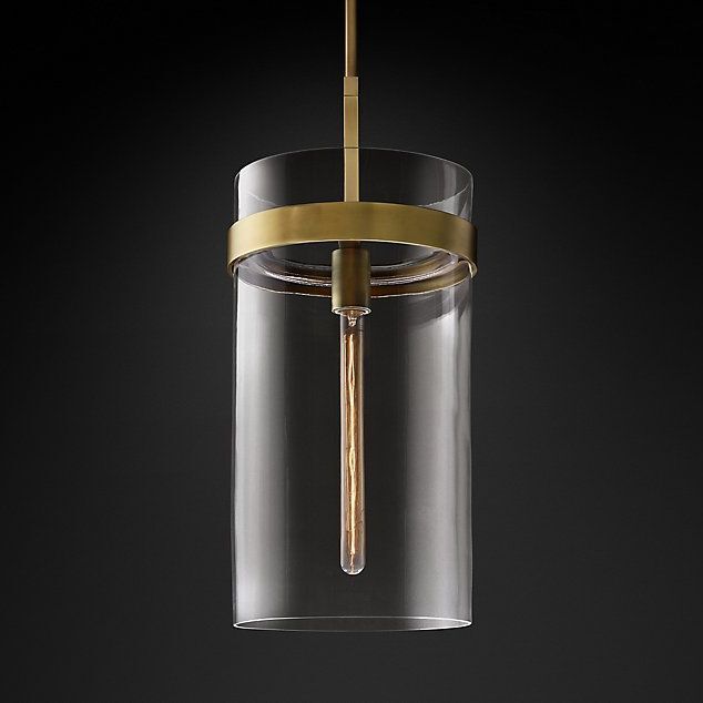 Подвесной светильник Restoration Hardware Ravelle 10" Brass