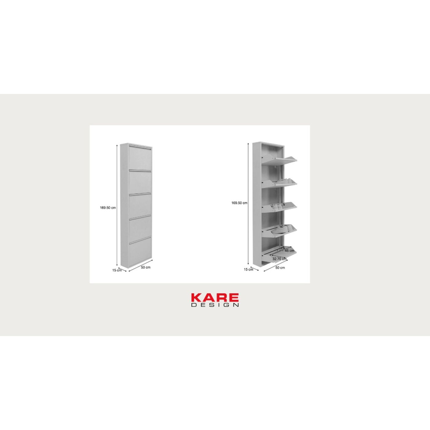 Обувница Caruso 5 Yellow (MO) KARE 88016