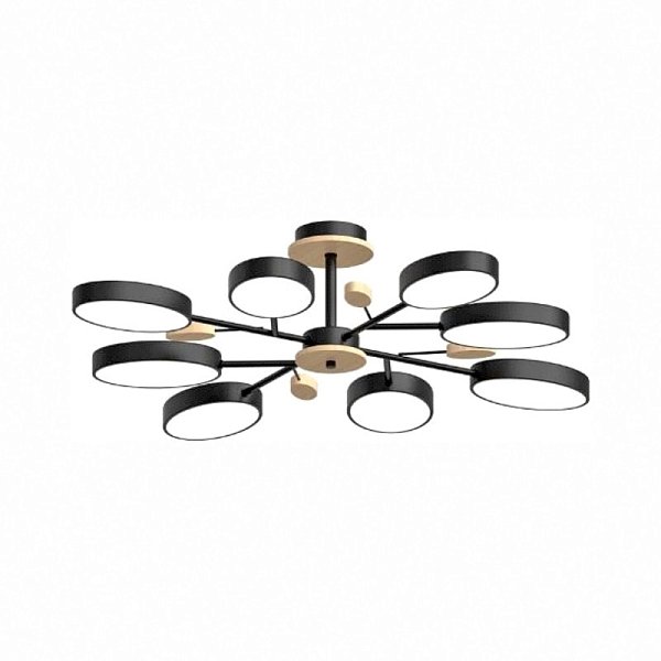 Люстра на штанге LED4U L3221-850 BK