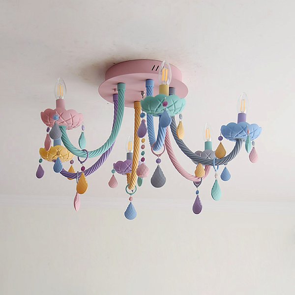 Потолочная люстра RAINBOW SHORT 6 lamps by ImperiumLoft